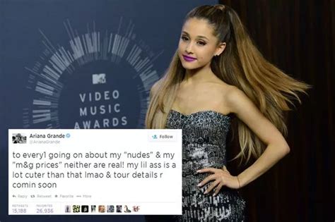 ariana grande naked real|Ariana Grande Responds to Leaked Nude Photos .